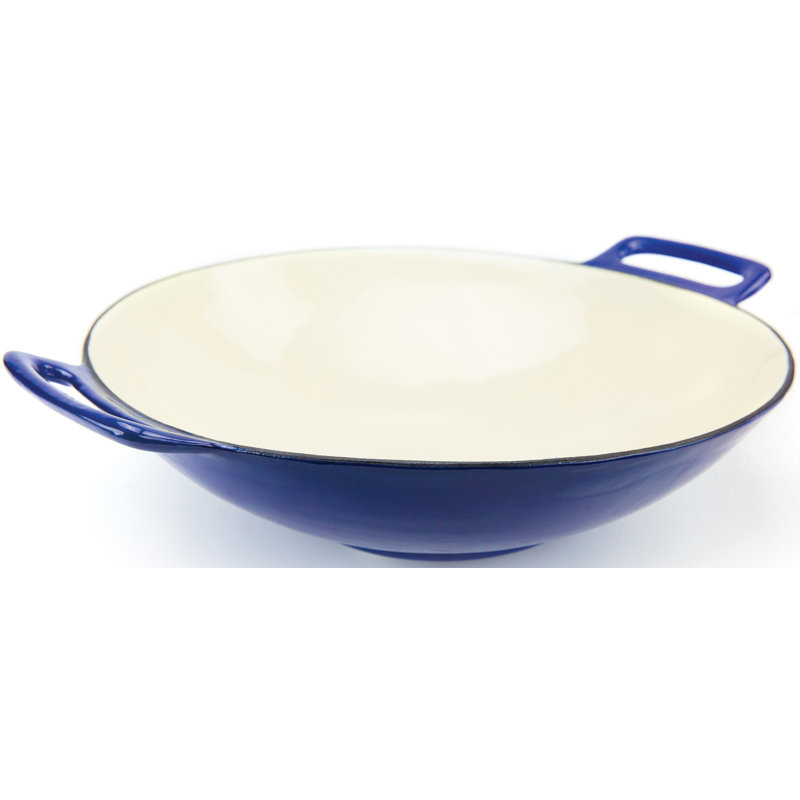 Broil King 16.9 in. Cast Iron Porcelain Wok