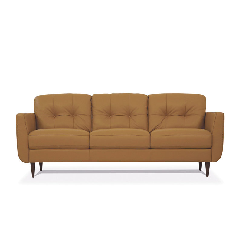 3‑Seater Top Grain Leather Sofa