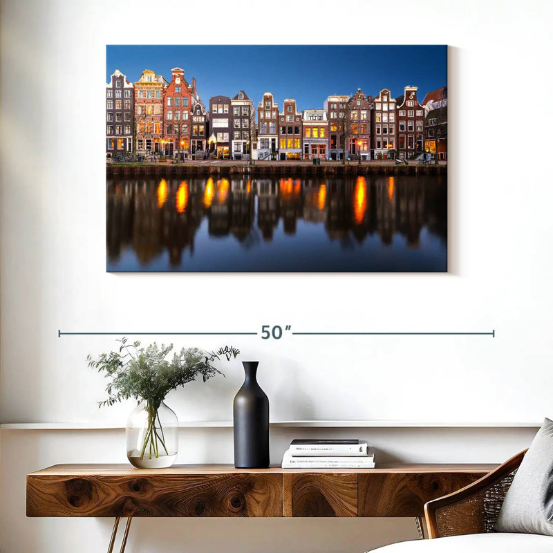 Sirci Amsterdam Canal Waterfront, H 26 po x l 39 po