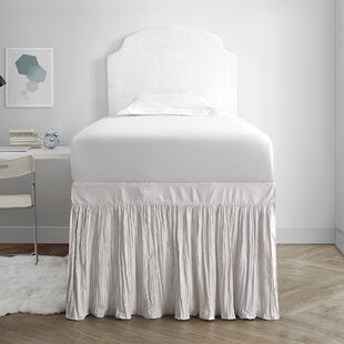 Mandalay Ruffled Linen Bed Skirt