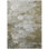 10' X 14' Brown Taupe And Ivory Abstract Washable Indoor Outdoor Area Rug