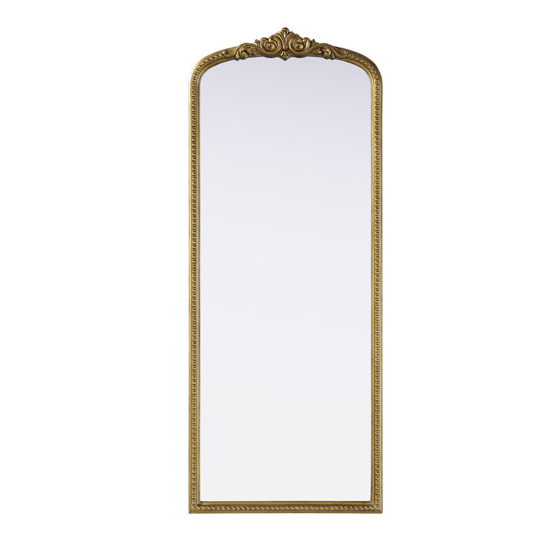 Miroir Monikah, 60 po x 24 po, Laiton antique