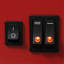 Foyer électrique 18 po Classic Classic Red-703658531