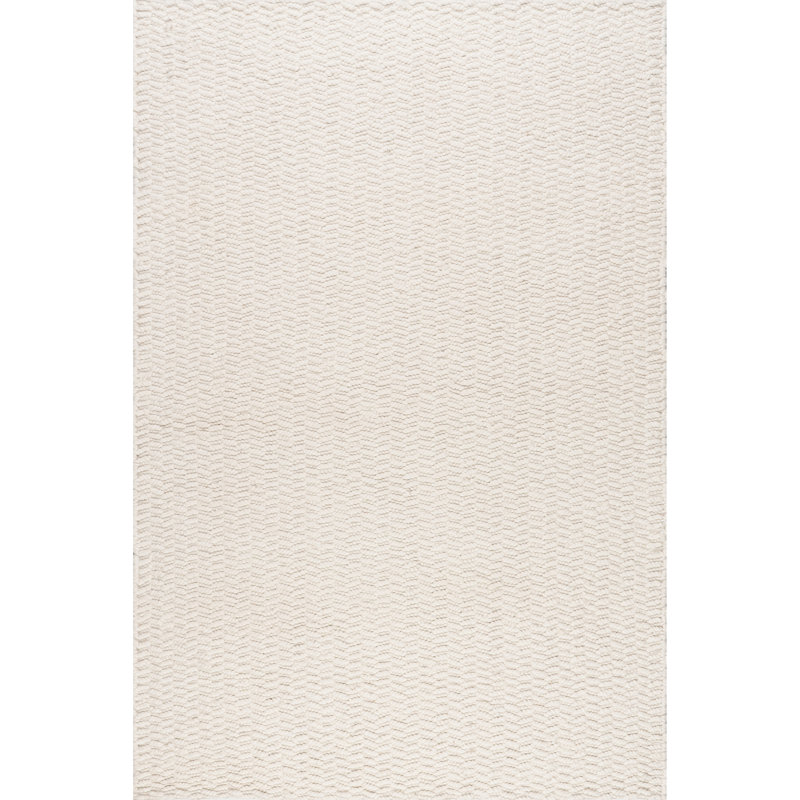 Annasha Hand Woven Chevron Area Rug, Rectangle 9'6" x 13'6"