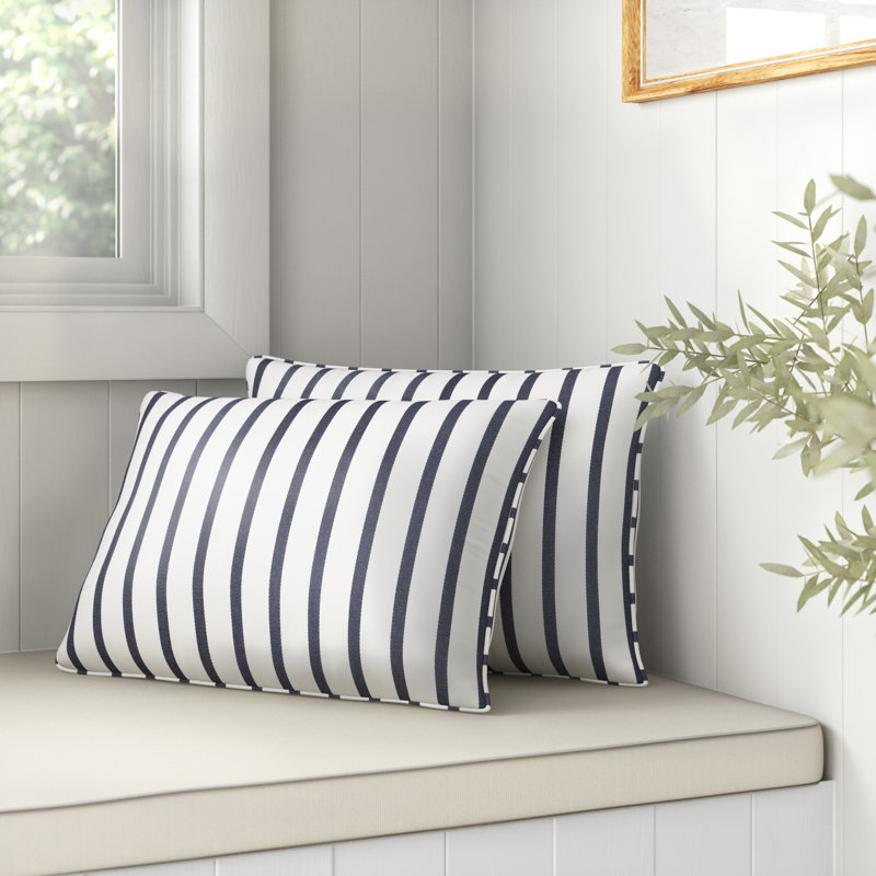 Housse et insert de coussin d'extérieur Lorena, H 16 po x l 26 po