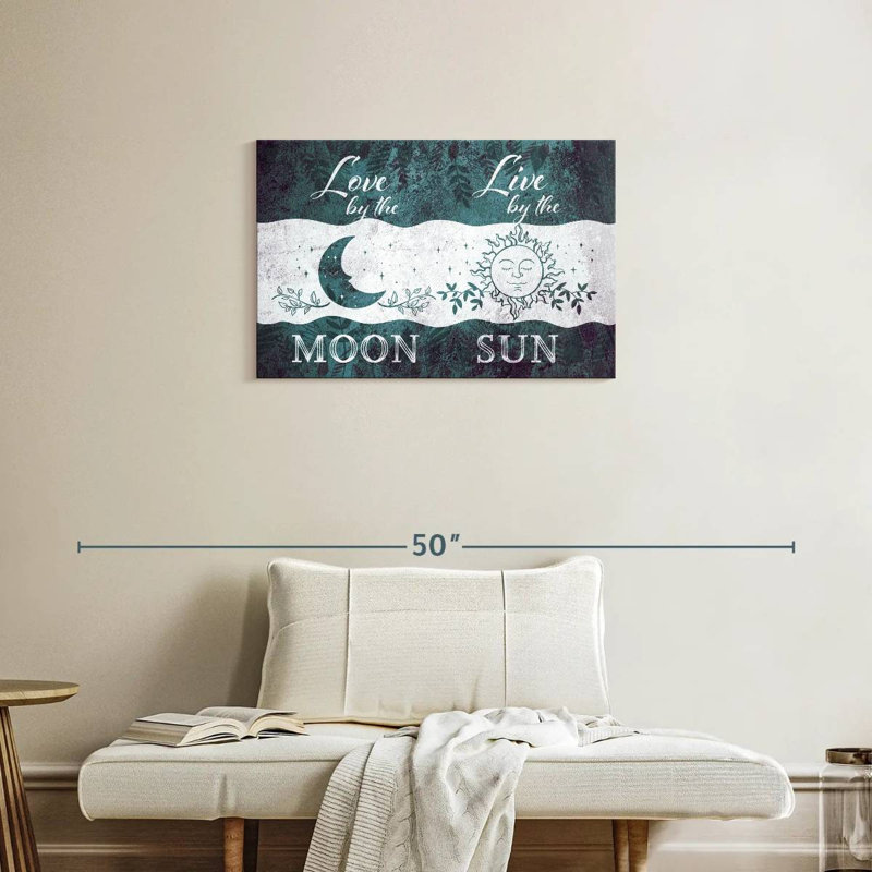 Tergel Love By The Moon Live By The Sun, H 20 po x l 30 po