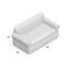 Ultra-Soft Stretch Box Cushion Sofa Slipcover-21271310