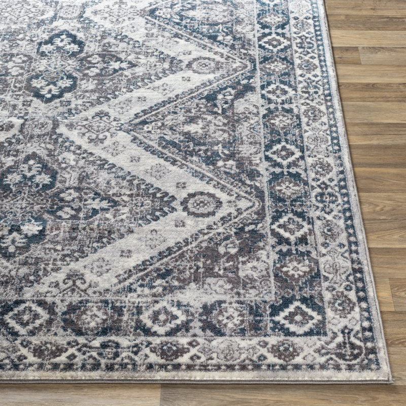 Rothenberg Abstract Indoor Rug, Rectangle 6'7" x 9'