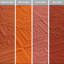 Ensemble de courtepointe 2 pièces pour lit simple - couvre-lit léger en microfibre et 1 taie décorative, motif floral damier orange brûlé, 68 x 86 pouces, couvre-lit toutes saisons-108486582-126040742
