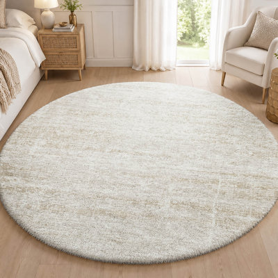 Washable Abstract Indoor Rug