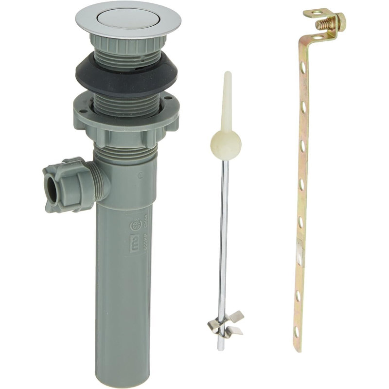 Chrome Traditional Two-Handle Low Arc Bathroom Faucet