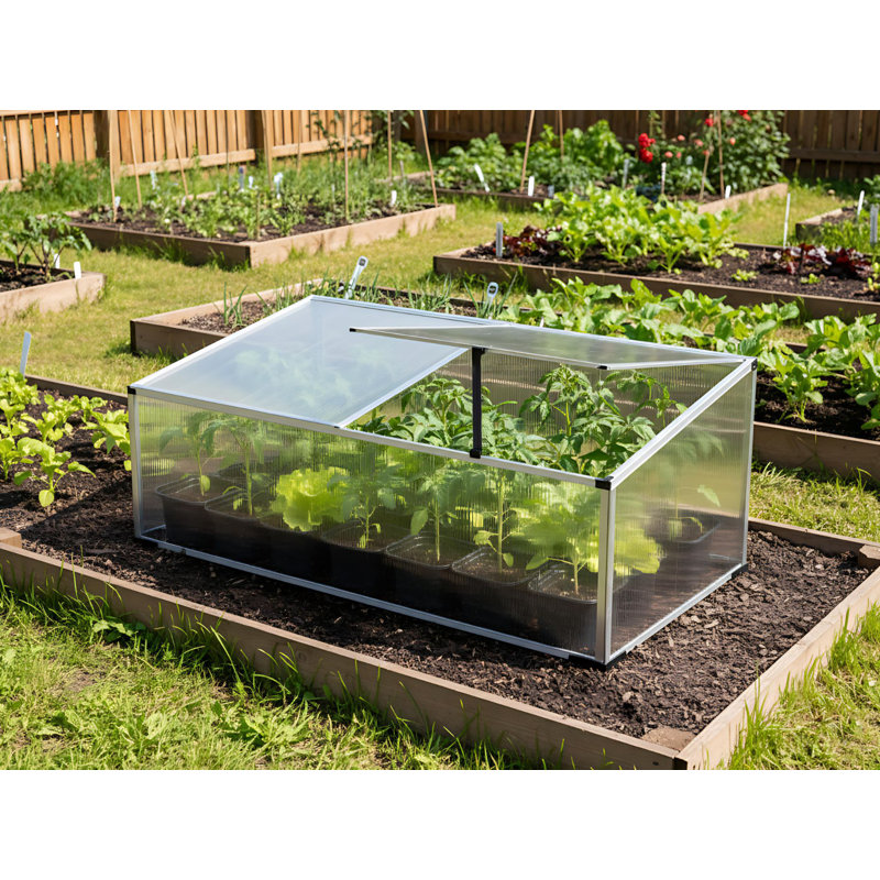 Garden Greenhouse SERIFOS Silver 61 cm