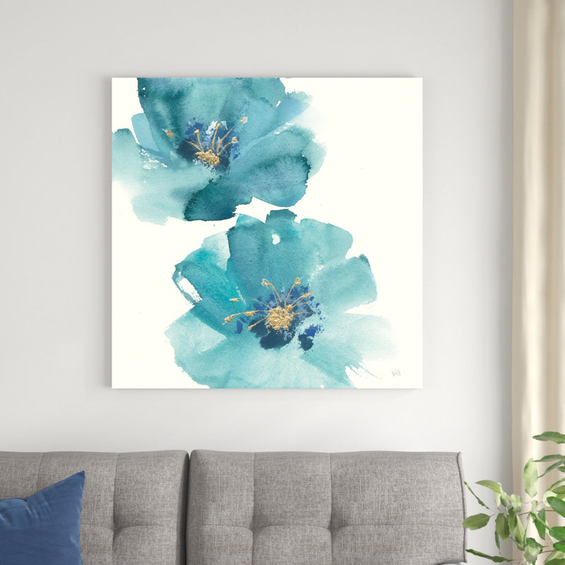 Bleu sarcelle Cosmos III, H 36 po x l 36 po x P 1,25 po