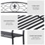 Fenham Metal Outdoor Bench