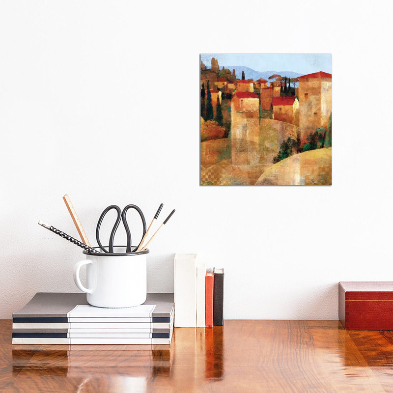 Tuscan Hillside by Keith Mallett - Wrapped Canvas Print, 30.48 cm H x 30.48 cm W