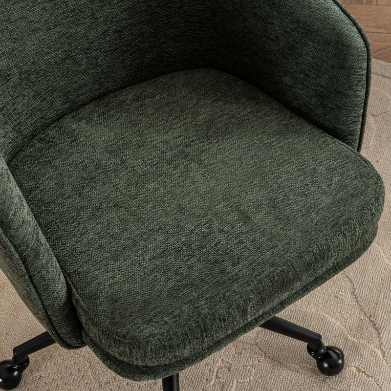 Chaise de bureau Toscani, Chenille verte