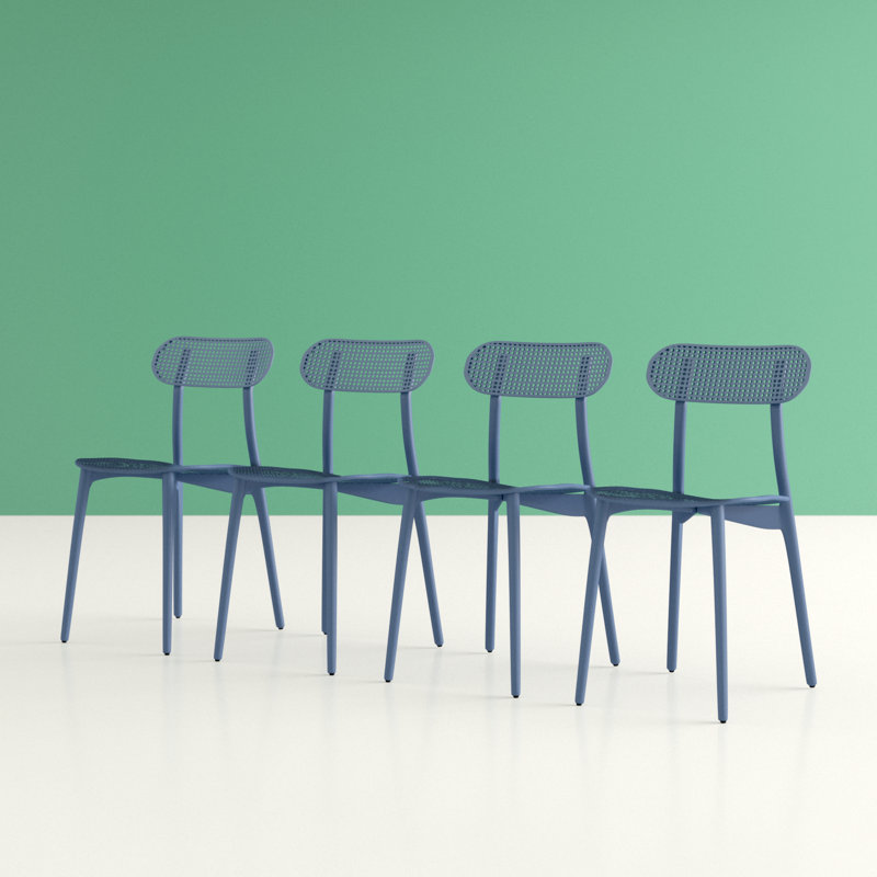 Stepan 47cm H Side Chair, Blue