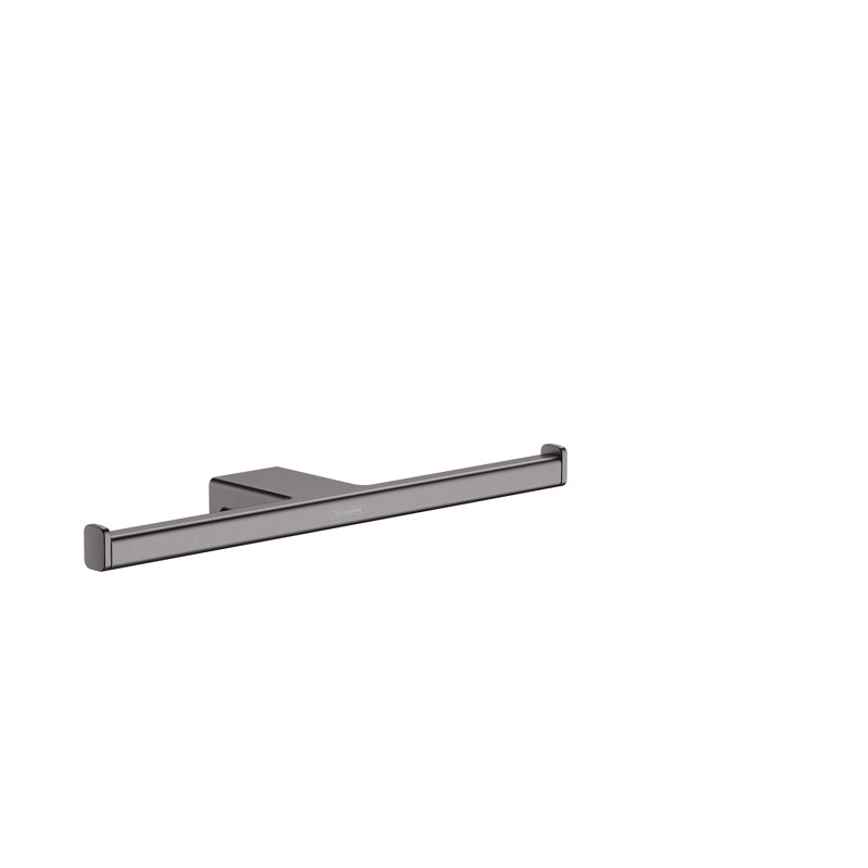 Porte-rouleau double hansgrohe AddStoris, Chrome poli noir