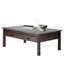 Yassine Solid Wood Four Leg Coffee Table with Storage-27288542