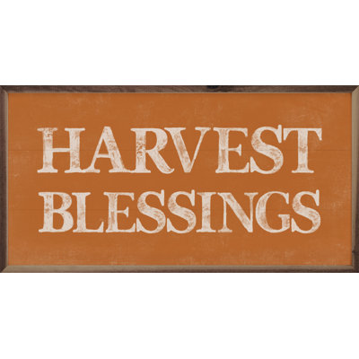 " Harvest Blessings Orange "
