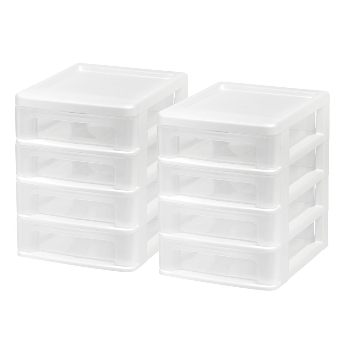 Compact System Desk Organizer - Set of 2 IRIS USA, Inc. Color: White