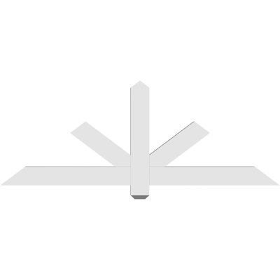 Support de pignon en PVC de qualité architecturale Kennewick