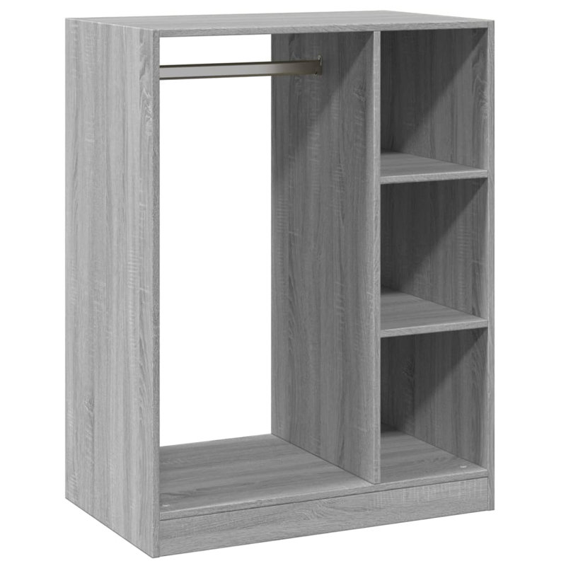 Shirena Manufactured Wood Wardrobe, Grey Sonoma