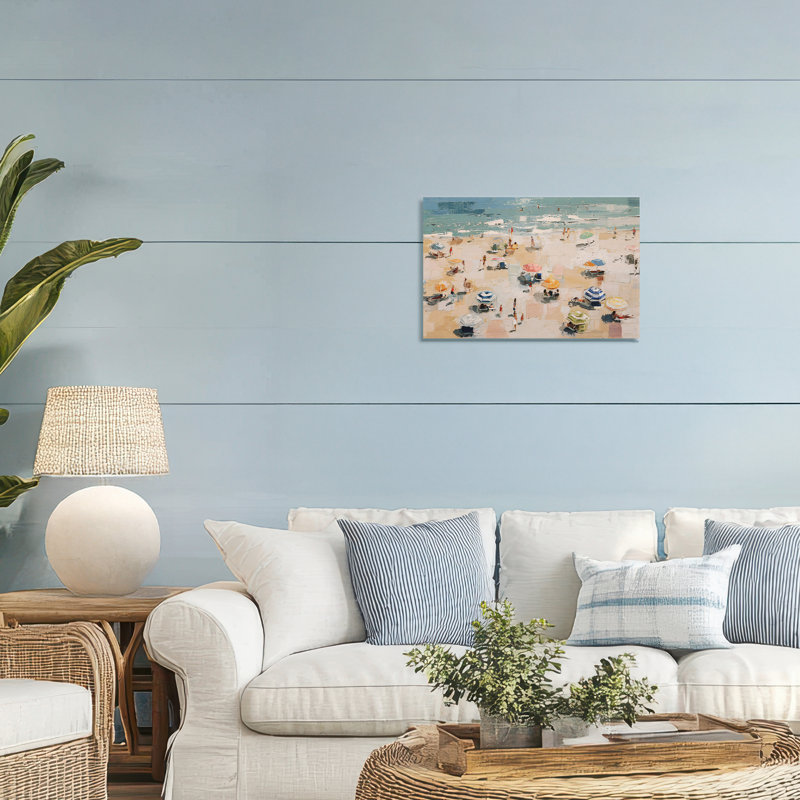 «Summer Beachgoers Expression», conception par Jacky Ngan, H 16 po x l 24 po