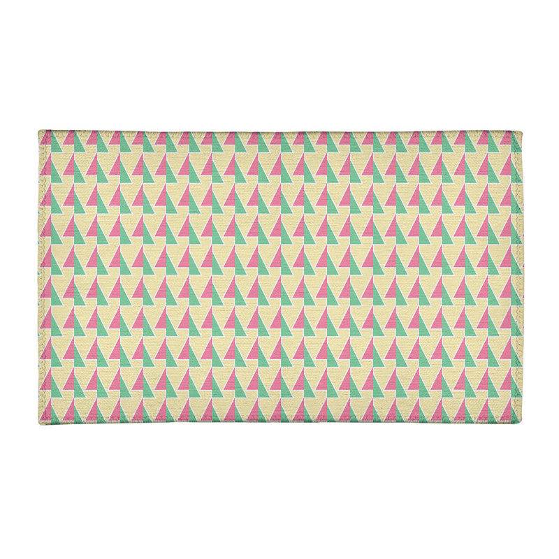 Chenille Geometric Indoor Rug, Rectangle 2' x 3'