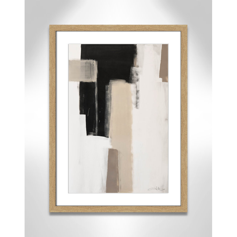 Calvin Giverny Earth Scapes I Print, No Mat, 23" H x 17" W x 1.25" D, Natural Woodgrain Single Picture Frame