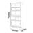 Large capacity storage bookcase