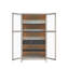 Canseco Solid Wood Lighted Display Stand