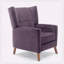 Chenille Wingback Recliner Chair-1605115964