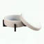 Repose-pieds rond avec rangement et pieds rabattables