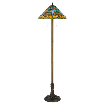 60W X 2 Metal/Resin VanVleet Floor Lamp -  Canora Grey, FB9CD24E1EA84BE9BE04AFD610F7D70E