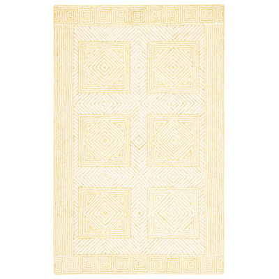 Baileigh Hand Tufted Wool And Cotton With Latex Geometric Rug