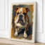 Noble Bulldog Boho - Wrapped Canvas-1347465248-1347465247