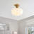 Horst 1 - Light 11.81'' Glass Shade Semi-Flush Mount Light Fixture