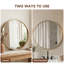 Miroir mural rond en aluminium, miroir circulaire moderne pour meuble-lavabo, entrée, salon-126356014-126561342