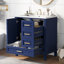 Meuble-lavabo simple 30 po avec plateau Pantilimon-813036447