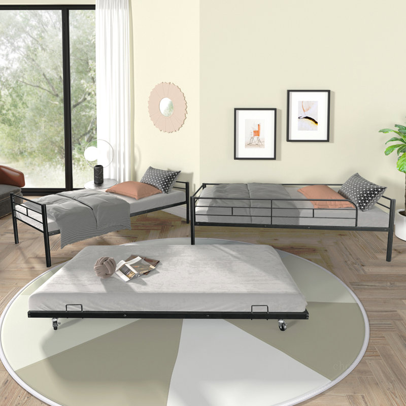 Separatable Bunk Bed With Trundle