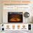 26 In. Electric Fireplace Insert With Wifi Function