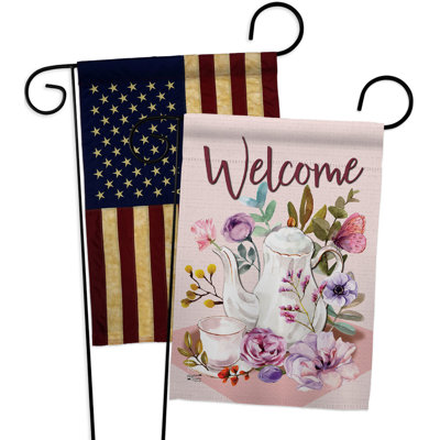 Double Sided 18.5 in. H x 13 in. W Polyester Garden flag