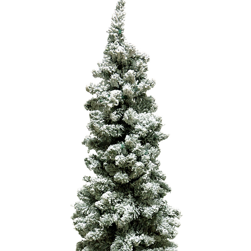 5' Flocked Holiday Tree with LED Lights