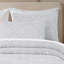 Ensemble de couvre-lit et de taie décorative à motif floral matelassé 3 pièces Enzy-105585977-105585980