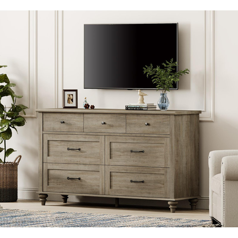 Commode 7 pièces Scarlett, Gris