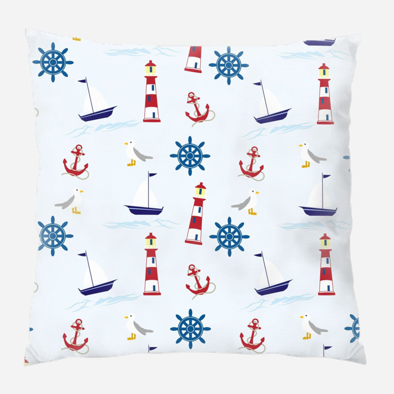 Coussin décoratif nautique, Intérieur