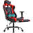 Latitude Run® Alanas Adjustable Reclining Ergonomic Faux Leather Swiveling PC & Racing Game Chair with Footrest-1101721402