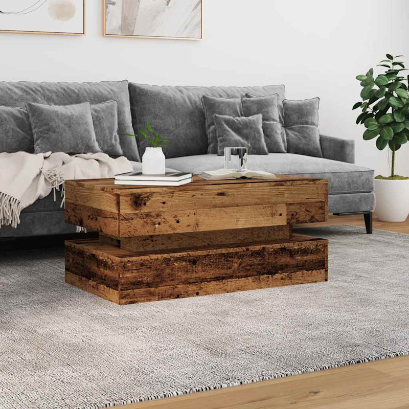 Calixtro Enclosed Coffee Table, Artisian Oak