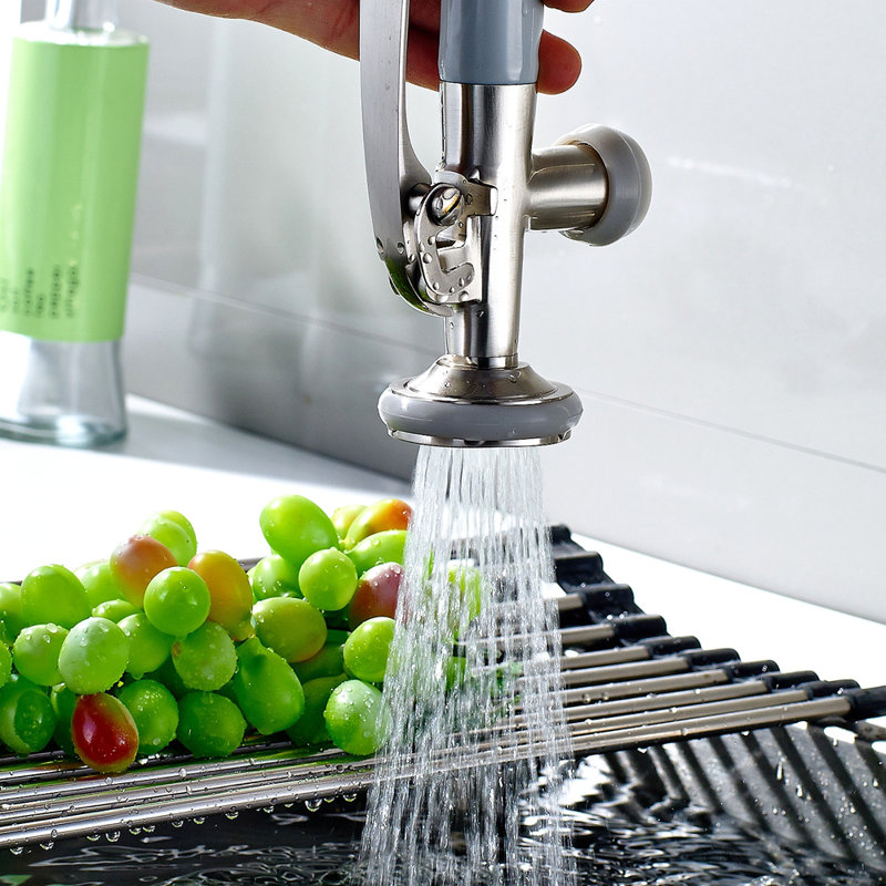 Robinet d'évier de cuisine à poignée simple Commercial